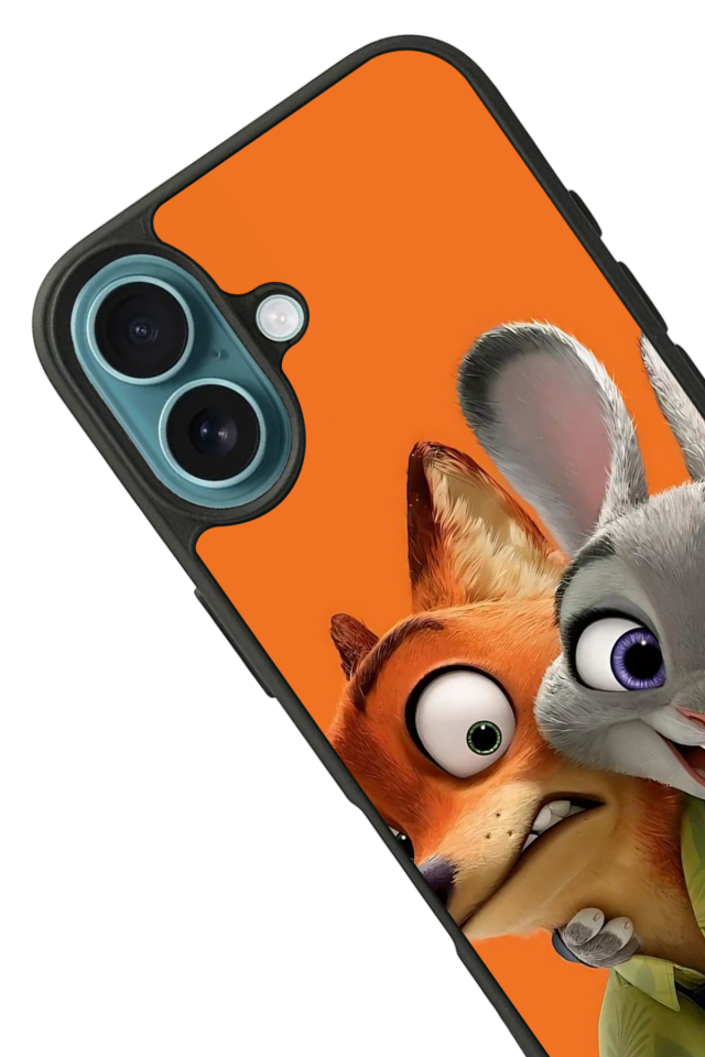iPhone 16 Uyumlu Zootropolis Tasarımlı Glossy Premium Kılıf