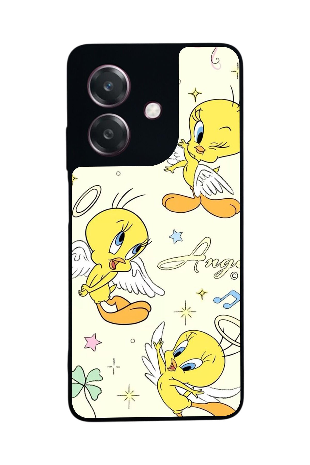 Oppo A3 5G Uyumlu Tweety Tasarımlı Glossy Premium Kılıf