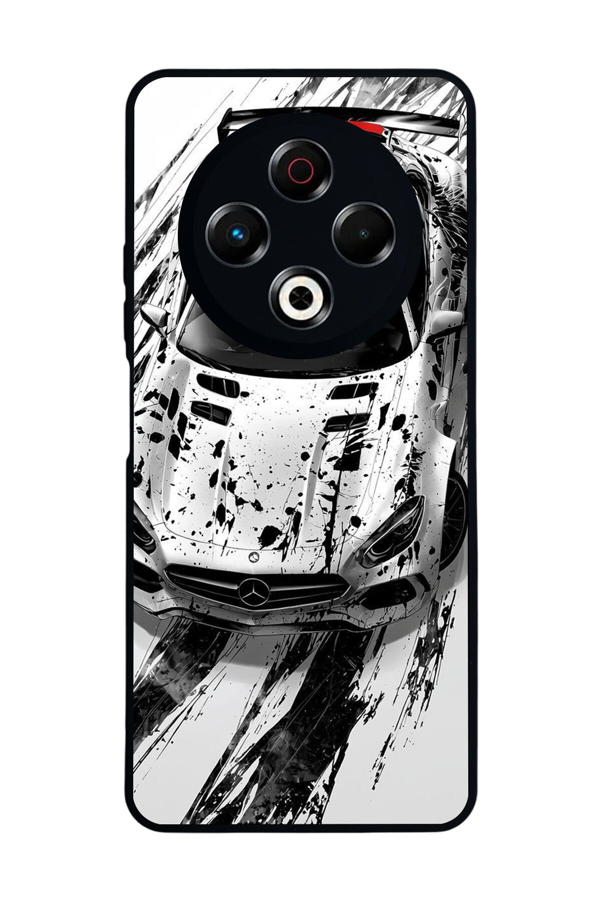 Tecno Spark 30 Uyumlu Mercedes Tasarımlı Glossy Premium Kılıf