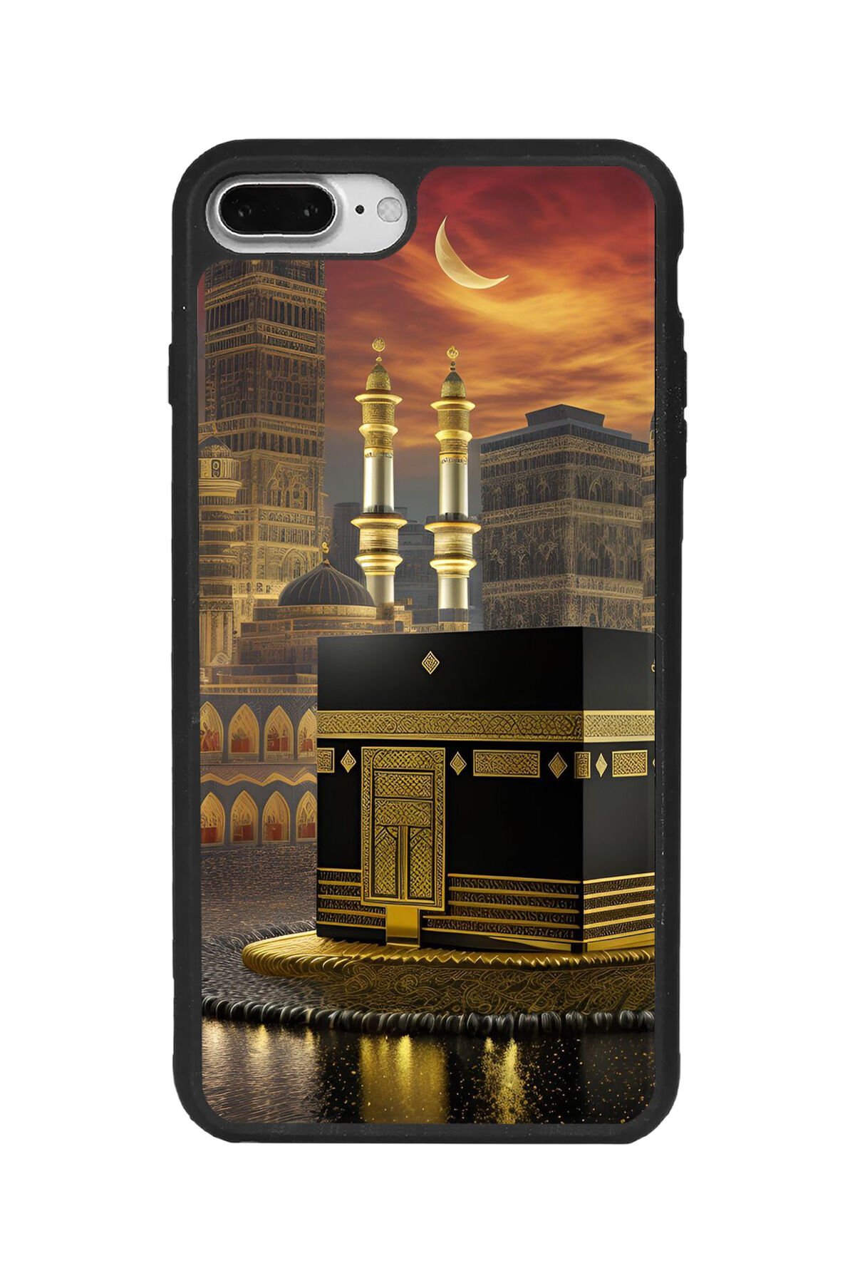 Apple iPhone 7 Plus Siyah Silikon Kılıf Çiziklere ve Darbelere Karşı Koruma