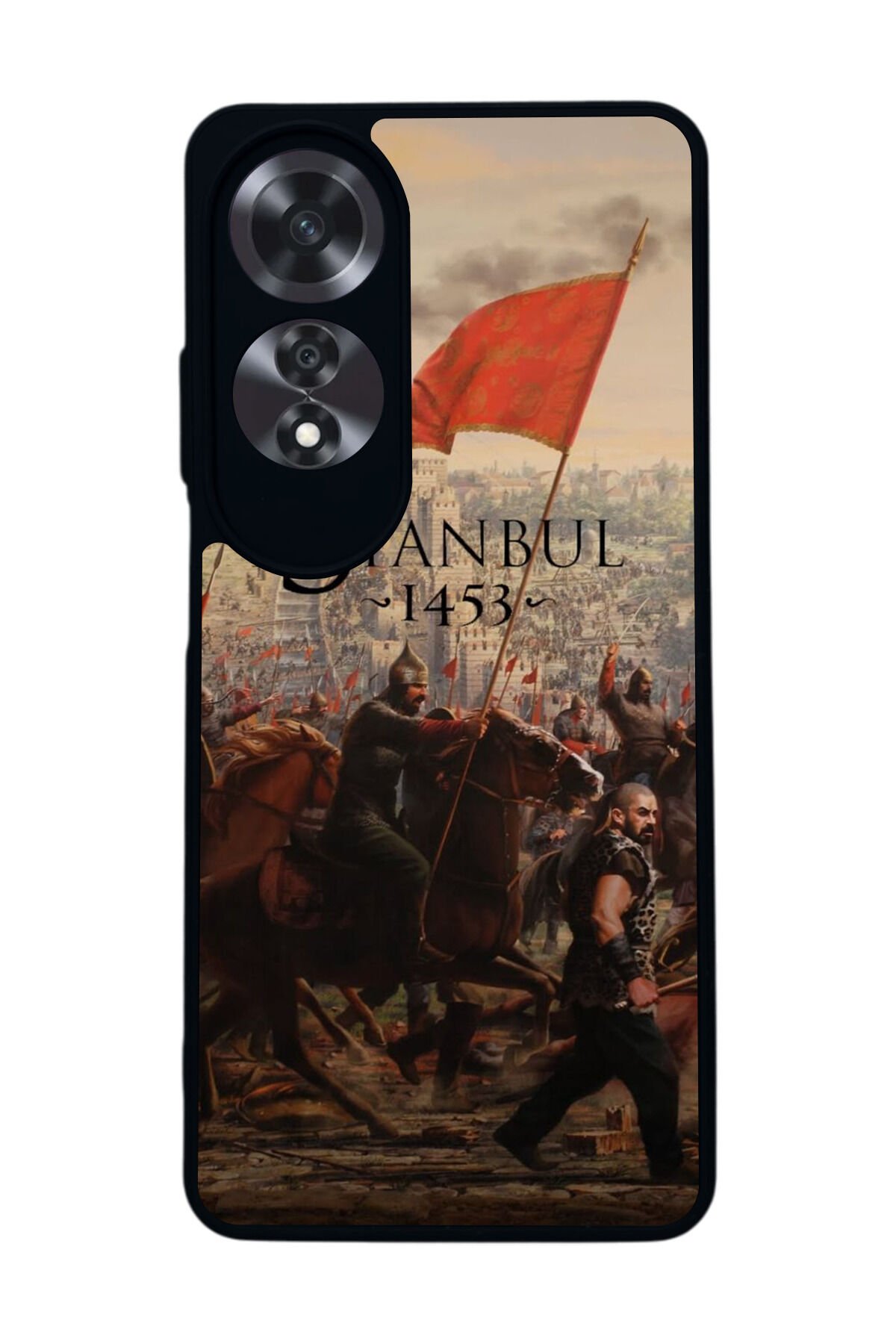 Oppo A60 Mat Siyah uyumlu Kılıf – Yumuşak Silikon, Koruyucu, Şok Emici Kapak