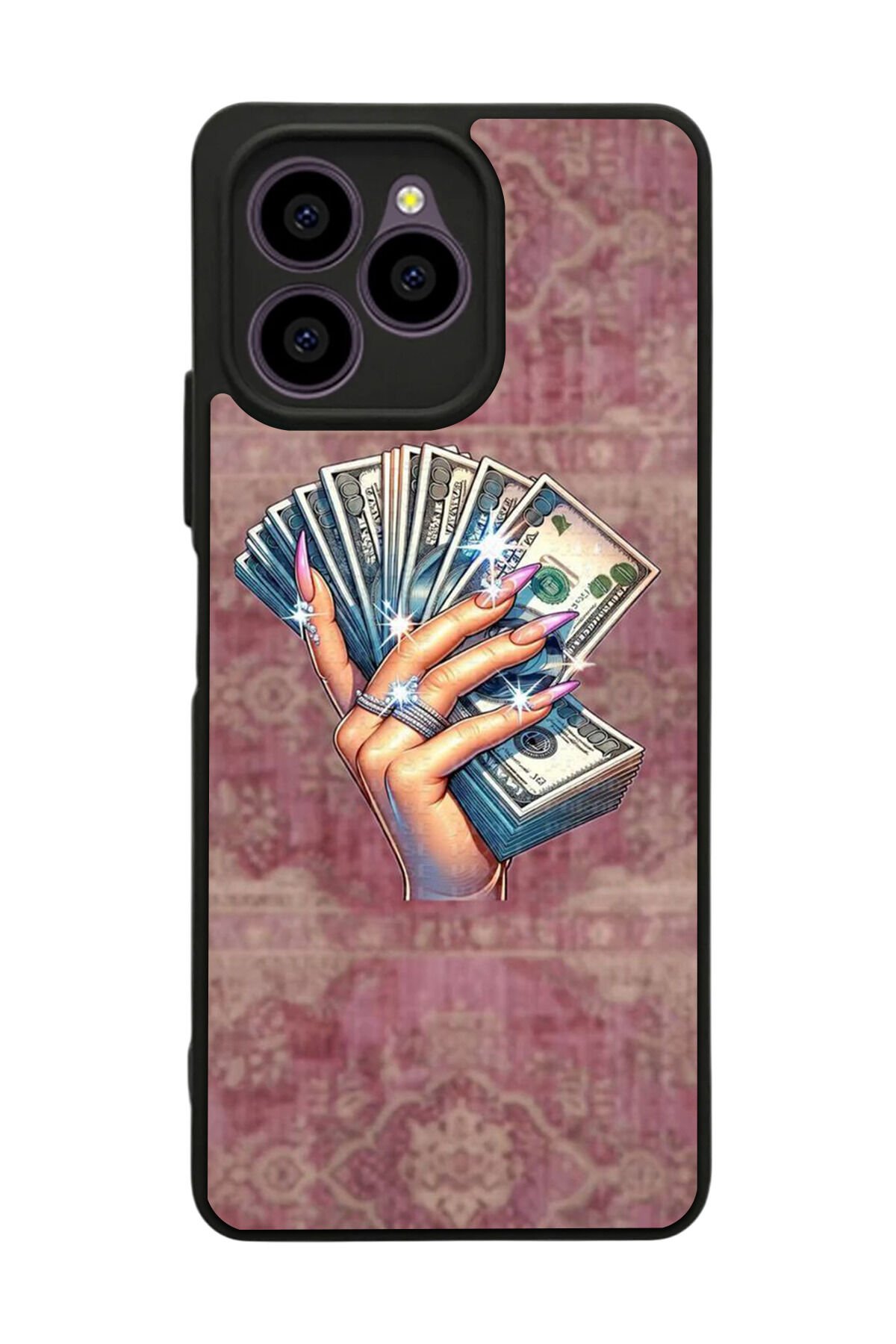 Omix X6 Uyumlu Money Para Tasarımlı Glossy Premium Kılıf