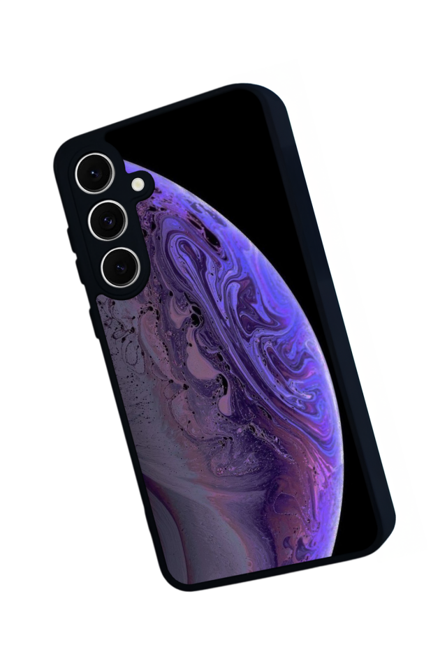 Samsung Galaxy A16 Uyumlu Ay Tasarımlı Glossy Premium Kılıf