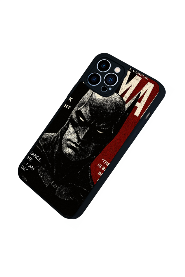 iPhone 12 Pro Max Uyumlu Batman Tasarımlı Glossy Premium Kılıf