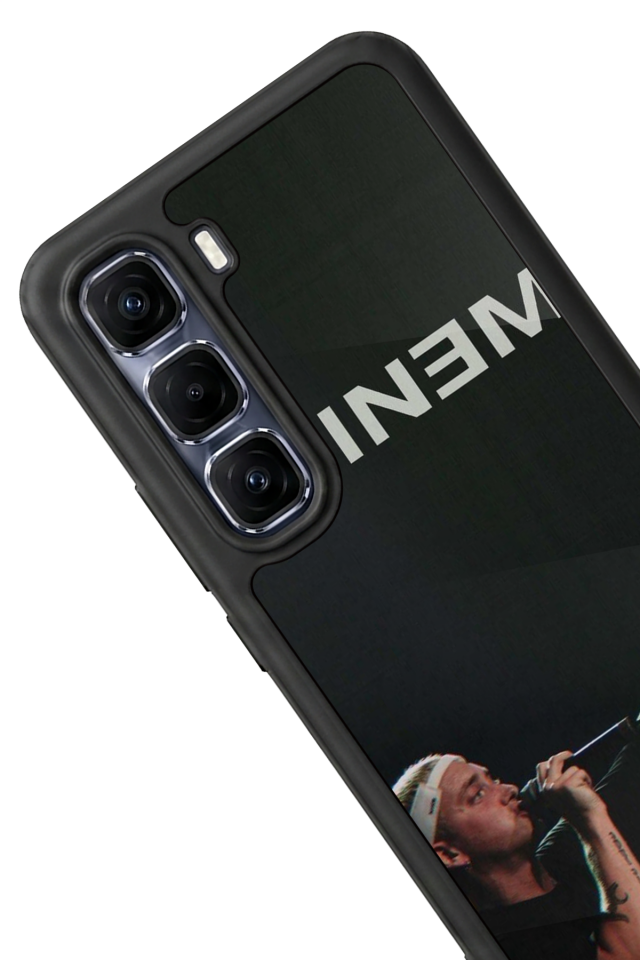 Infinix Hot 60 Pro Plus Uyumlu Eminem Tasarımlı Glossy Premium Kılıf