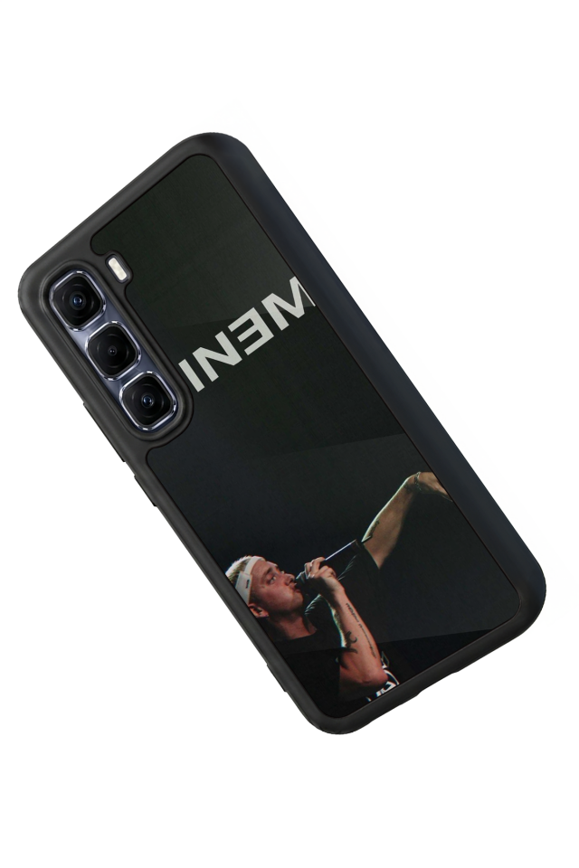 Infinix Hot 60 Pro Plus Uyumlu Eminem Tasarımlı Glossy Premium Kılıf