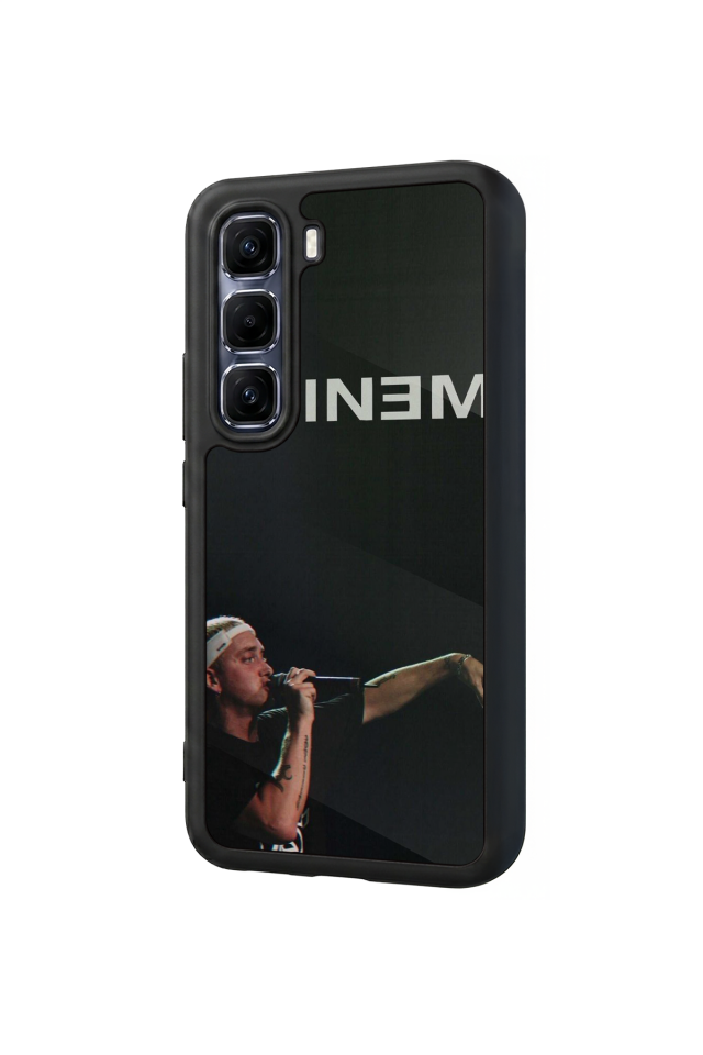 Infinix Hot 60 Pro Plus Uyumlu Eminem Tasarımlı Glossy Premium Kılıf