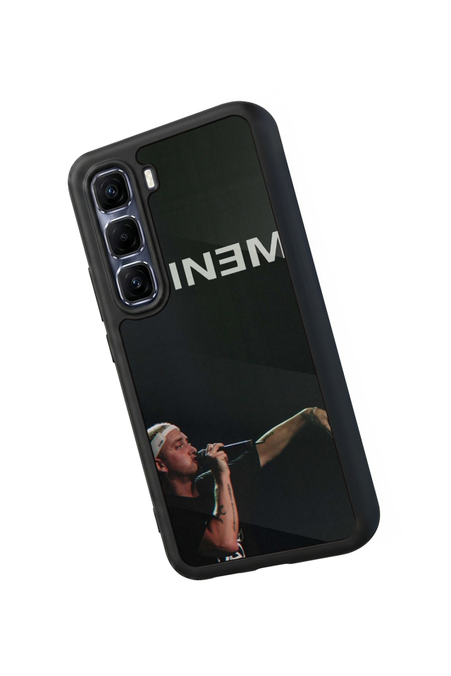 Infinix Hot 60 Pro Plus Uyumlu Eminem Tasarımlı Glossy Premium Kılıf