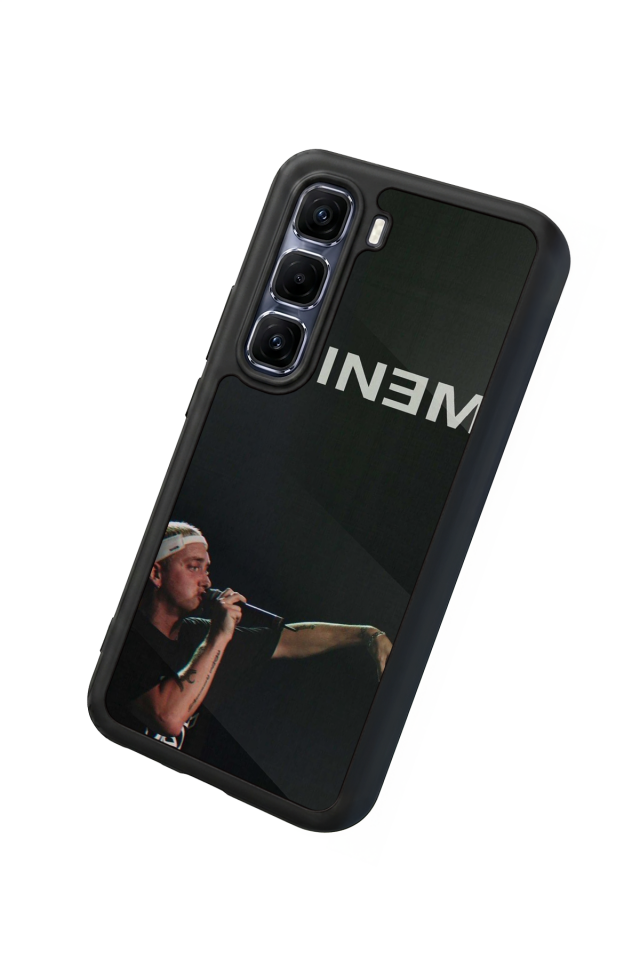 Infinix Hot 60 Pro Plus Uyumlu Eminem Tasarımlı Glossy Premium Kılıf