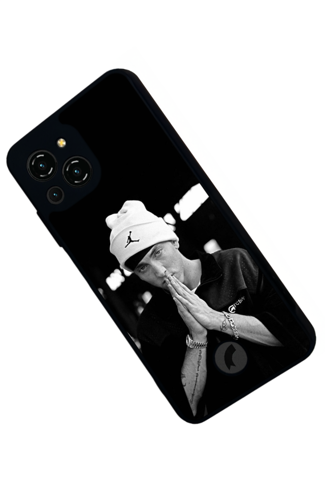Reeder S23 Pro Max Uyumlu Eminem Tasarımlı Glossy Premium Kılıf