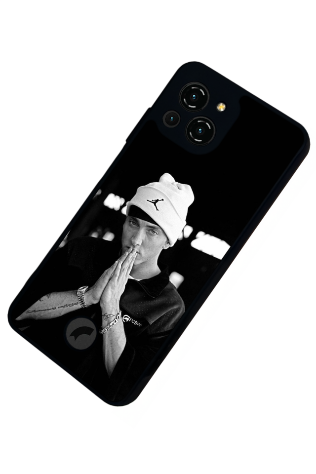 Reeder S23 Pro Max Uyumlu Eminem Tasarımlı Glossy Premium Kılıf