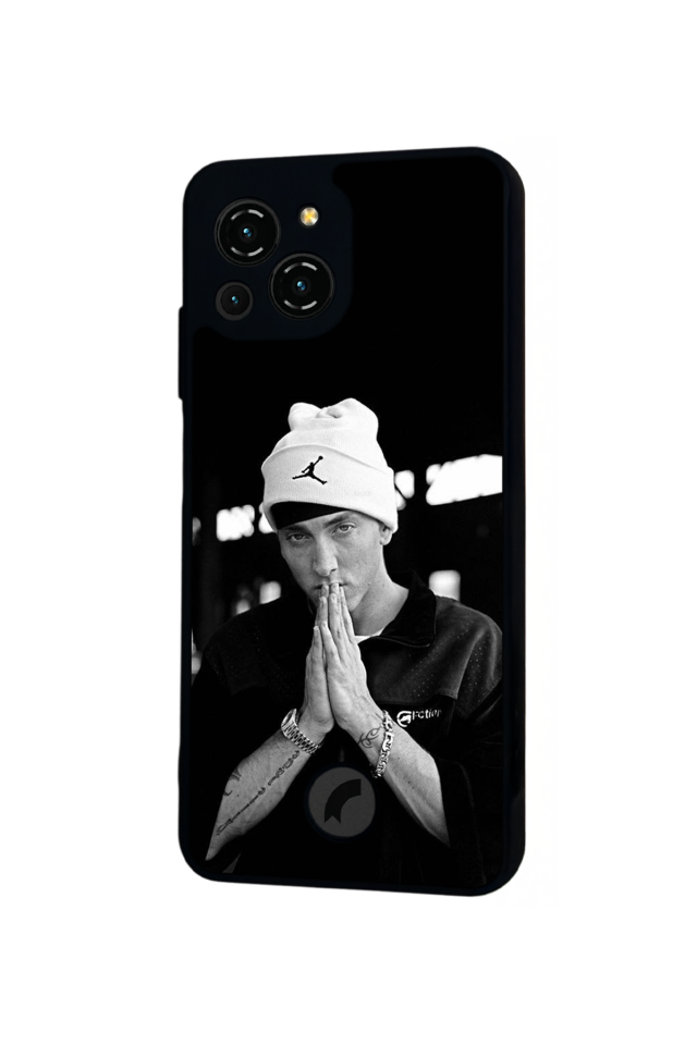 Reeder S23 Pro Max Uyumlu Eminem Tasarımlı Glossy Premium Kılıf