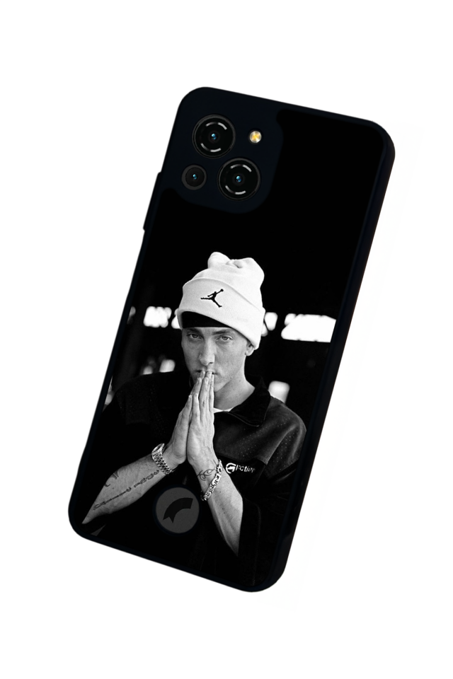 Reeder S23 Pro Max Uyumlu Eminem Tasarımlı Glossy Premium Kılıf