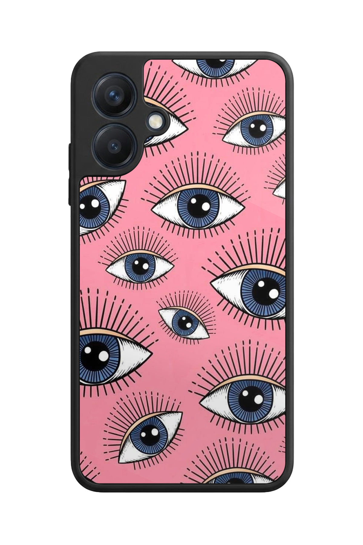 Samsung Galaxy A07 Uyumlu Göz Tasarımlı Glossy Premium Kılıf