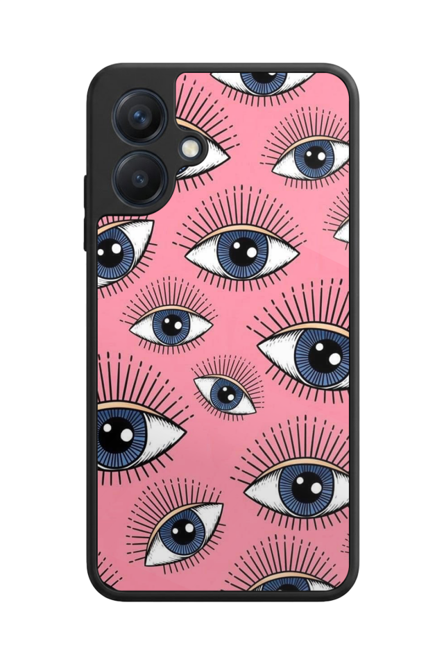 Samsung Galaxy A07 Uyumlu Göz Tasarımlı Glossy Premium Kılıf