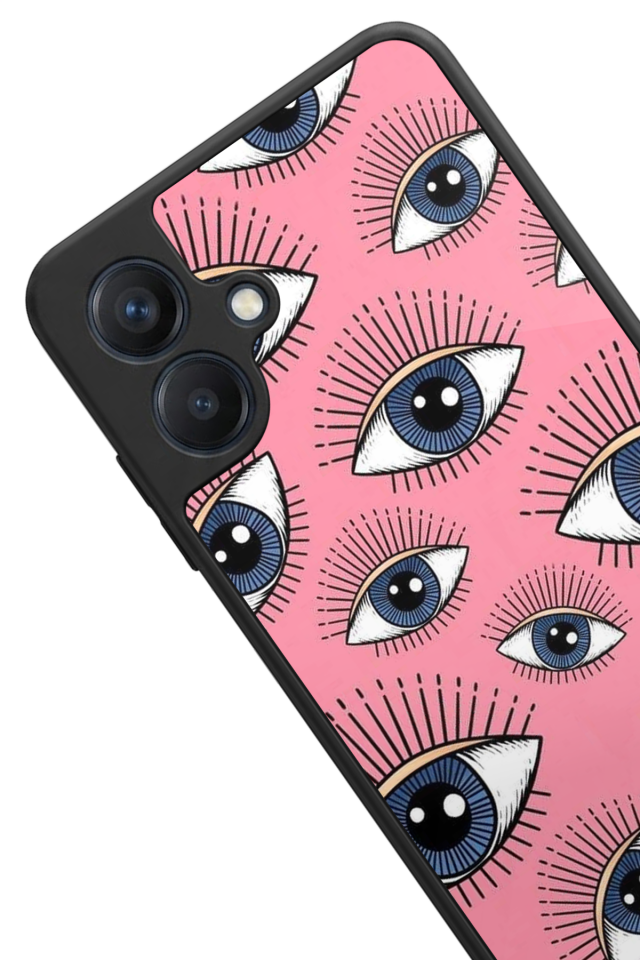 Samsung Galaxy A07 Uyumlu Göz Tasarımlı Glossy Premium Kılıf