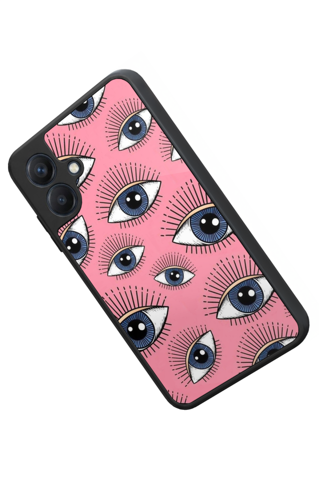 Samsung Galaxy A07 Uyumlu Göz Tasarımlı Glossy Premium Kılıf