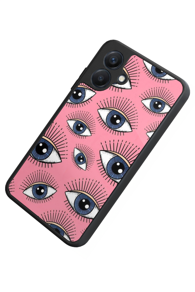 Samsung Galaxy A07 Uyumlu Göz Tasarımlı Glossy Premium Kılıf