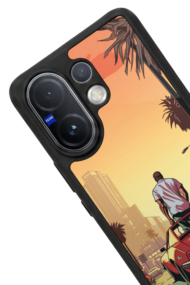 Vivo V60 Uyumlu GTA Tasarımlı Glossy Premium Kılıf