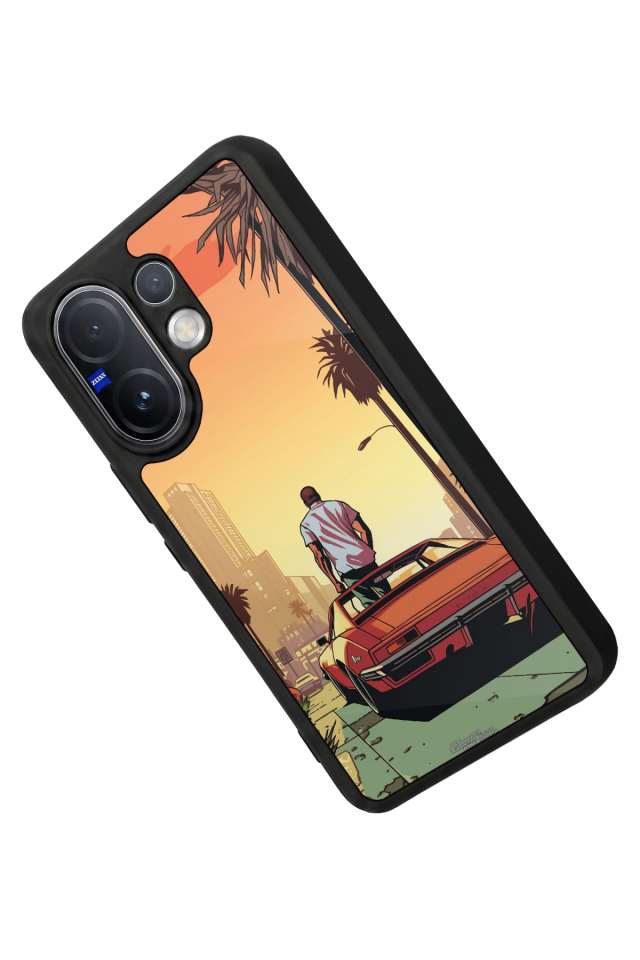 Vivo V60 Uyumlu GTA Tasarımlı Glossy Premium Kılıf