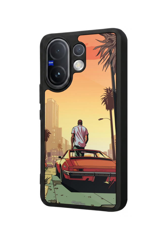 Vivo V60 Uyumlu GTA Tasarımlı Glossy Premium Kılıf