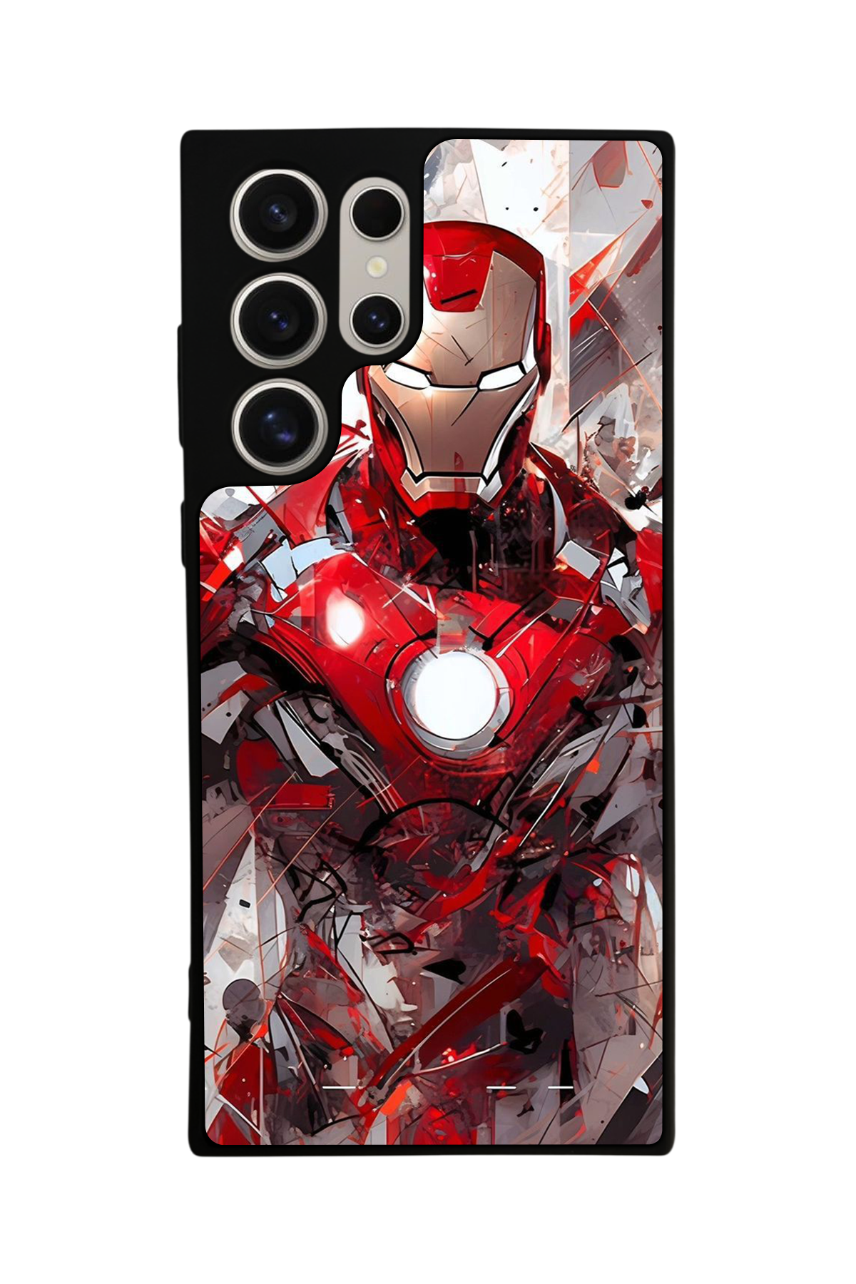 Samsung Galaxy S22 Ultra Uyumlu Iron Man ( Demir Adam ) Tasarımlı Glossy Premium Kılıf