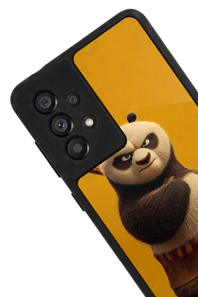 Samsung Galaxy A73 Uyumlu Kung Fu Panda Tasarımlı Glossy Premium Kılıf