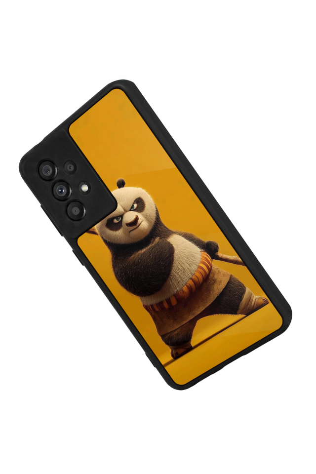 Samsung Galaxy A73 Uyumlu Kung Fu Panda Tasarımlı Glossy Premium Kılıf
