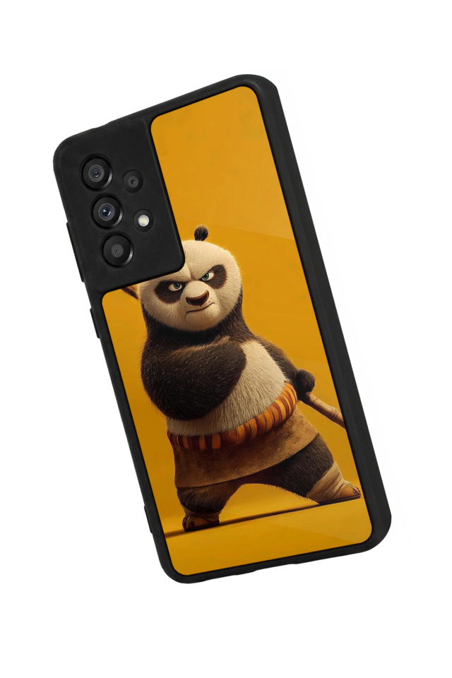 Samsung Galaxy A73 Uyumlu Kung Fu Panda Tasarımlı Glossy Premium Kılıf
