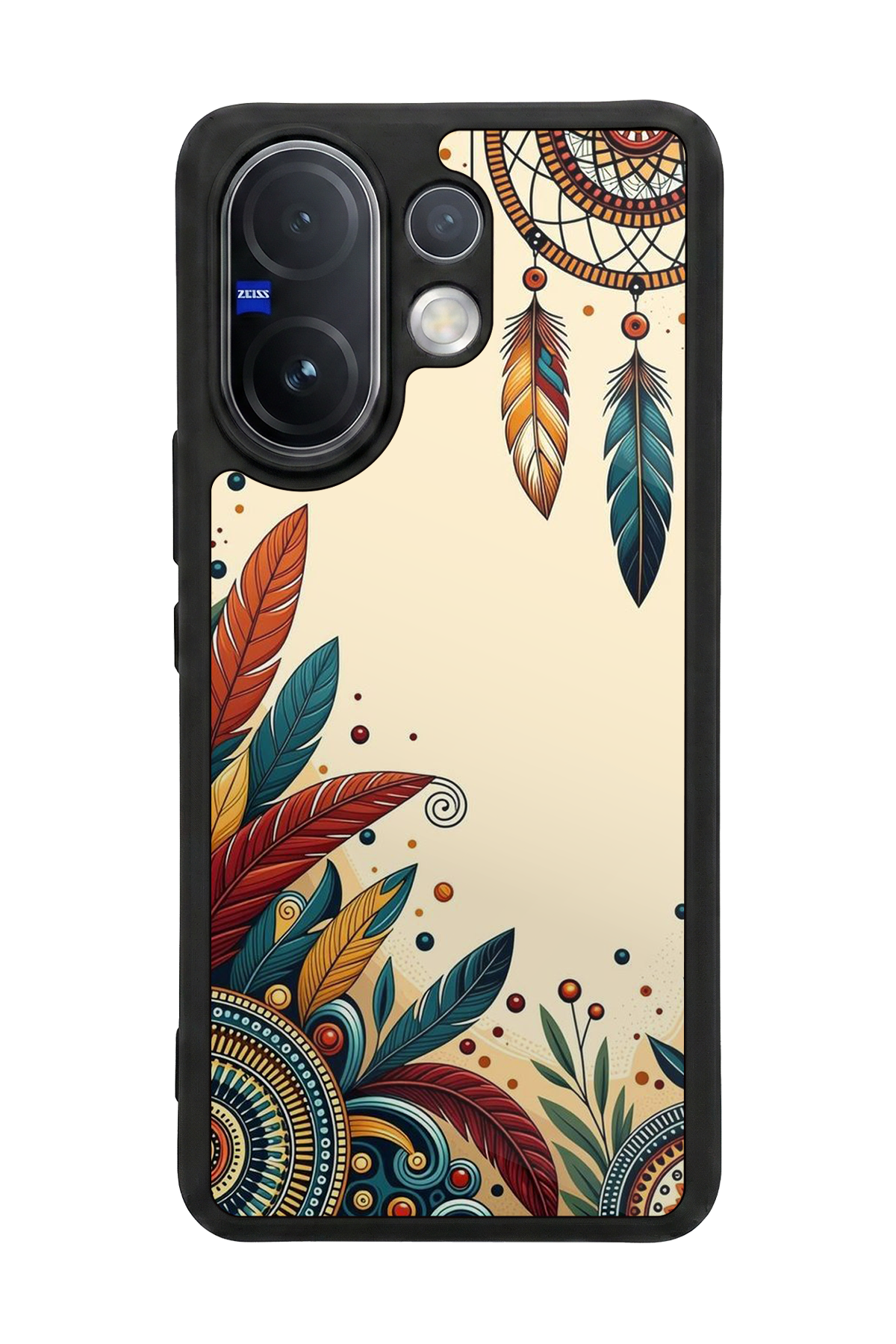 Vivo V60 Uyumlu Mandala Tasarımlı Glossy Premium Kılıf