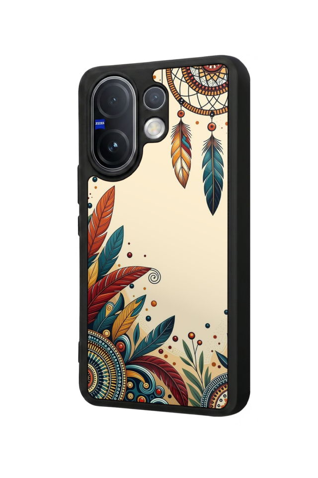 Vivo V60 Uyumlu Mandala Tasarımlı Glossy Premium Kılıf