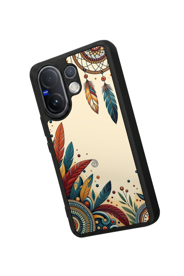 Vivo V60 Uyumlu Mandala Tasarımlı Glossy Premium Kılıf