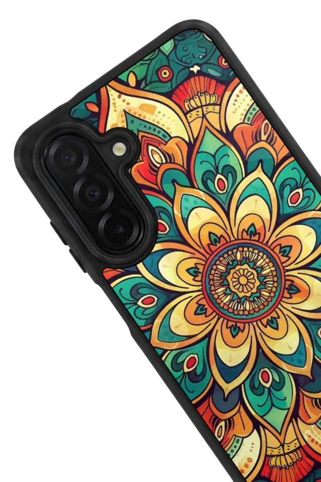 Samsung Galaxy A56 Uyumlu Mandala Tasarımlı Glossy Premium Kılıf