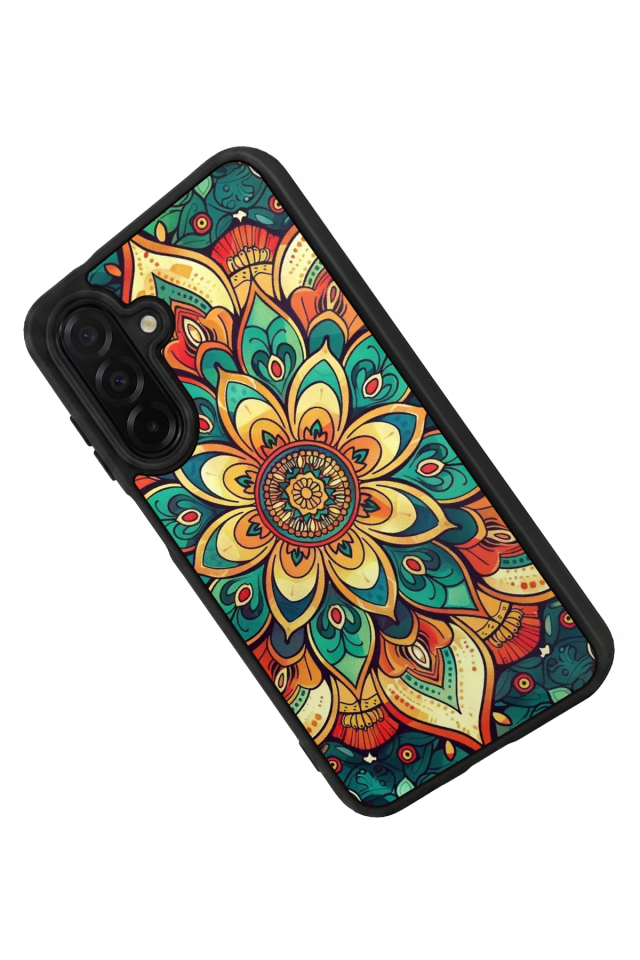 Samsung Galaxy A56 Uyumlu Mandala Tasarımlı Glossy Premium Kılıf