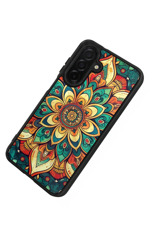 Samsung Galaxy A56 Uyumlu Mandala Tasarımlı Glossy Premium Kılıf