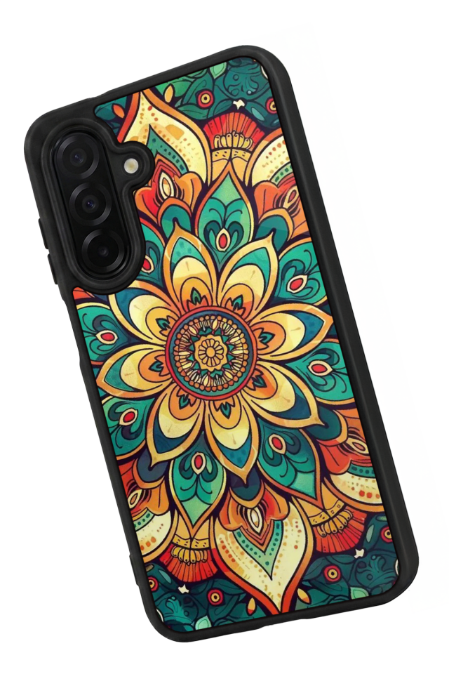 Samsung Galaxy A56 Uyumlu Mandala Tasarımlı Glossy Premium Kılıf