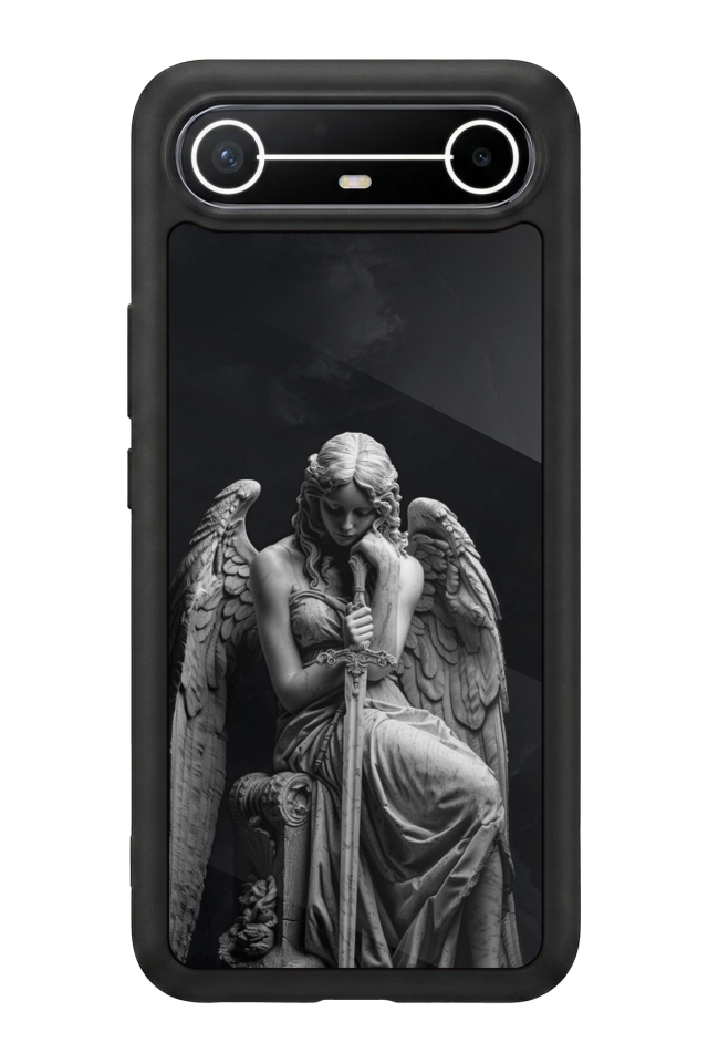 Tecno Spark Slim 5G Uyumlu Melek Tasarımlı Glossy Premium Kılıf