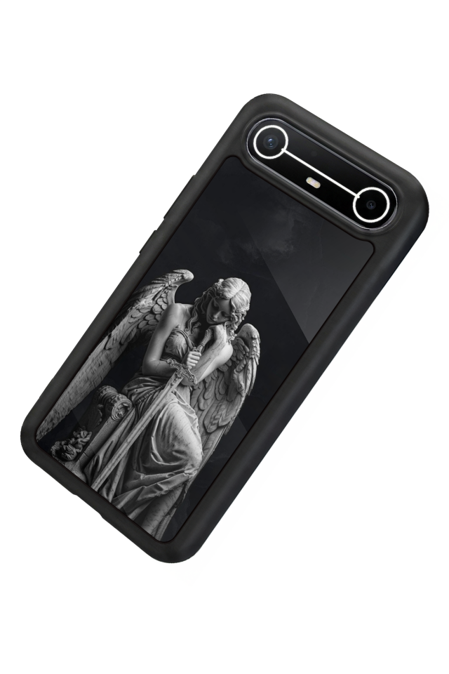 Tecno Spark Slim 5G Uyumlu Melek Tasarımlı Glossy Premium Kılıf