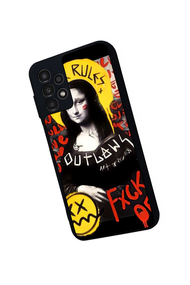 Samsung Galaxy A23 Uyumlu Monalisa Tasarımlı Glossy Premium Kılıf