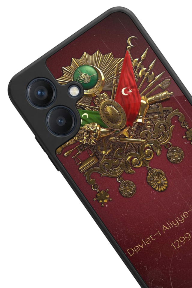 Samsung Galaxy A07 Uyumlu Osmanli Tugrasi Tasarımlı Glossy Premium Kılıf