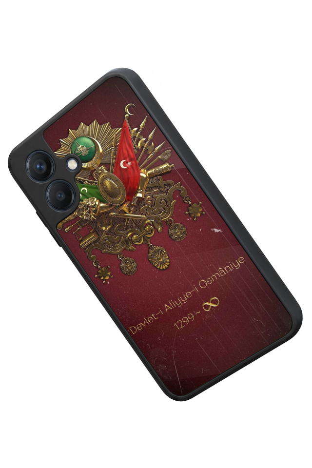 Samsung Galaxy A07 Uyumlu Osmanli Tugrasi Tasarımlı Glossy Premium Kılıf