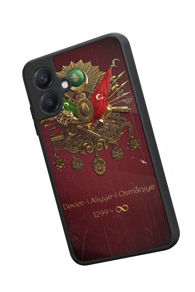 Samsung Galaxy A07 Uyumlu Osmanli Tugrasi Tasarımlı Glossy Premium Kılıf