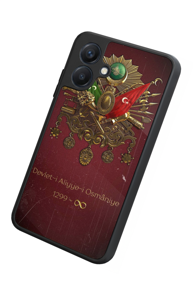 Samsung Galaxy A07 Uyumlu Osmanli Tugrasi Tasarımlı Glossy Premium Kılıf