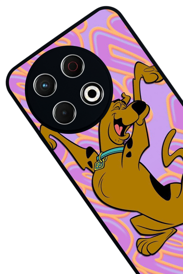 Tecno Spark 30 Pro Uyumlu Scooby Doo Tasarımlı Glossy Premium Kılıf