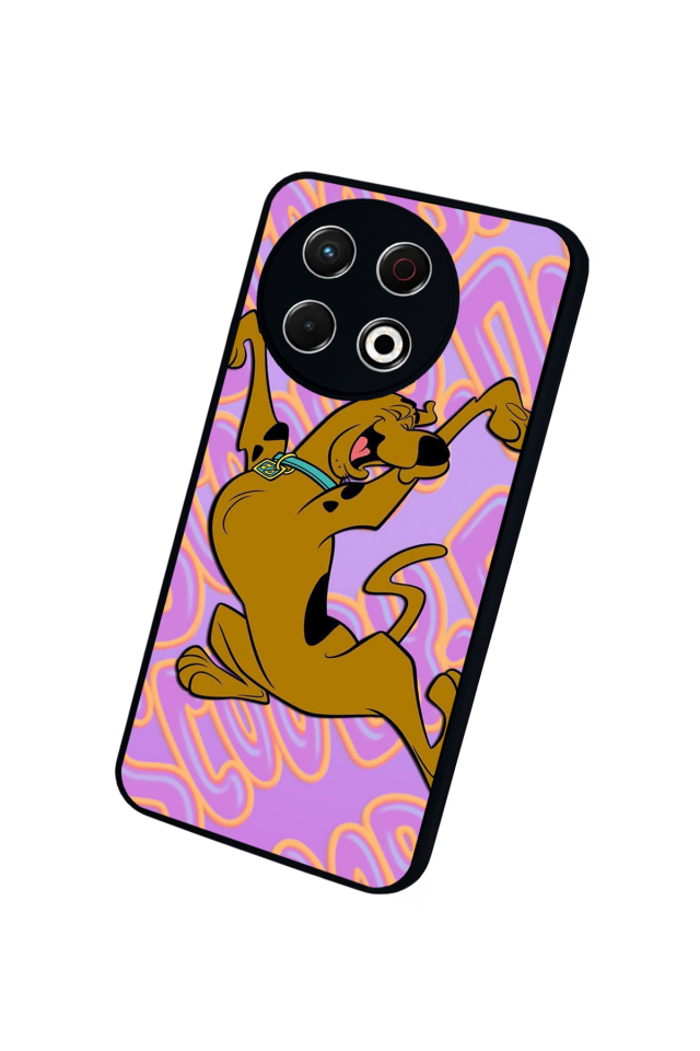 Tecno Spark 30 Pro Uyumlu Scooby Doo Tasarımlı Glossy Premium Kılıf