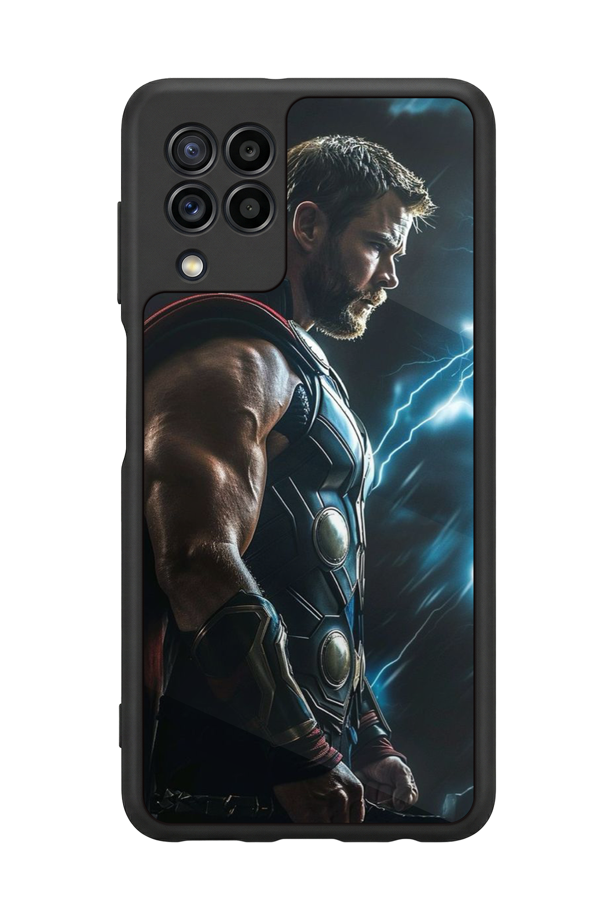 Samsung Galaxy M32 Uyumlu Thor Tasarımlı Glossy Premium Kılıf