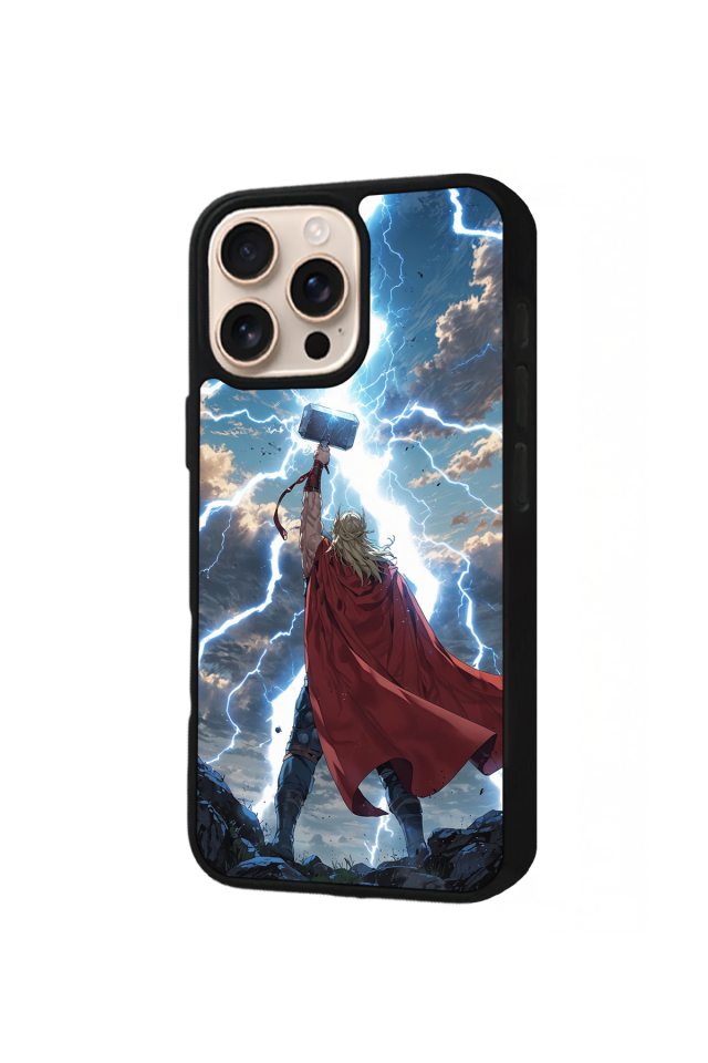 iPhone 16 Pro Max Uyumlu Thor Tasarımlı Glossy Premium Kılıf