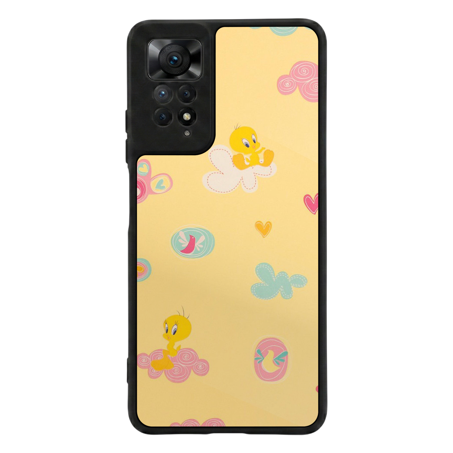 Xiaomi Redmi Note 11 Pro Uyumlu Tweety Tasarımlı Glossy Premium Kılıf