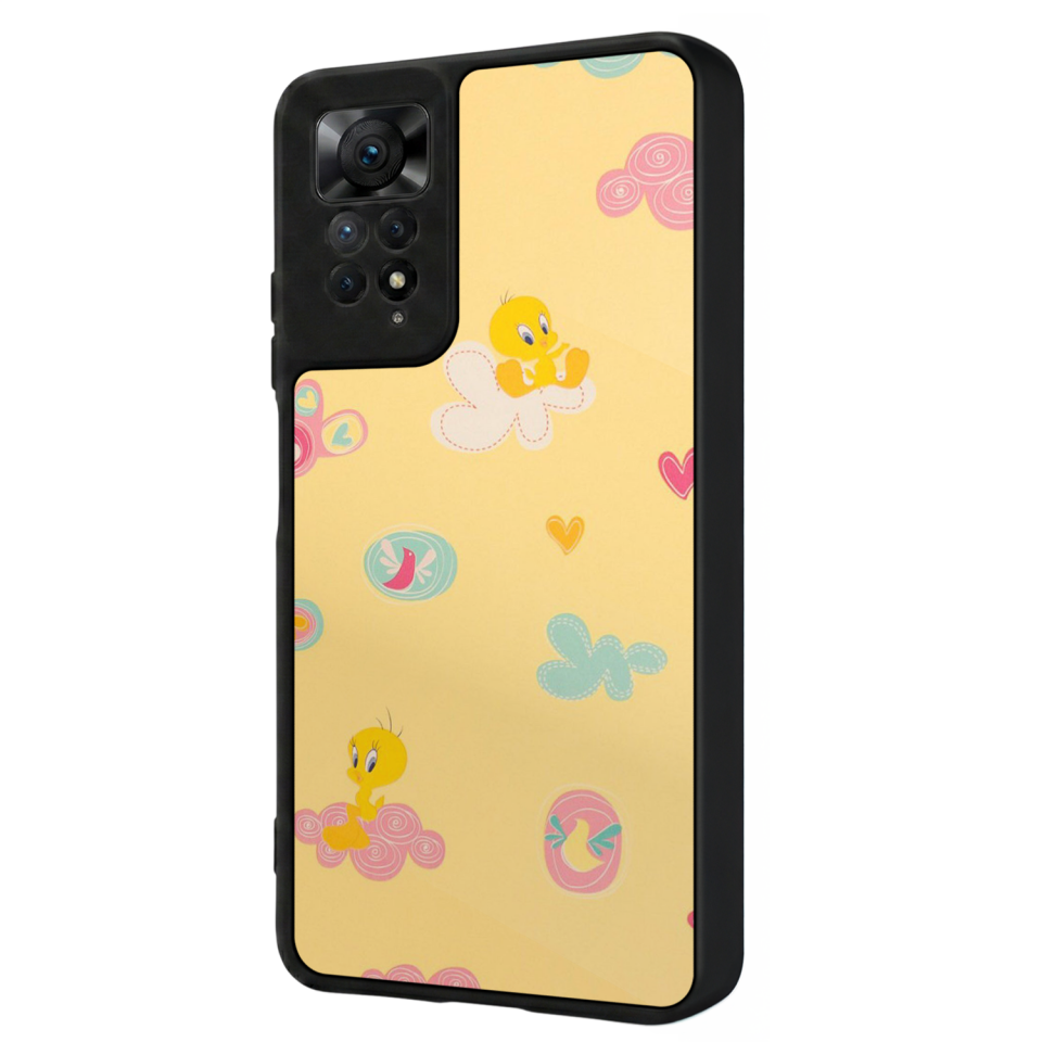 Xiaomi Redmi Note 11 Pro Uyumlu Tweety Tasarımlı Glossy Premium Kılıf