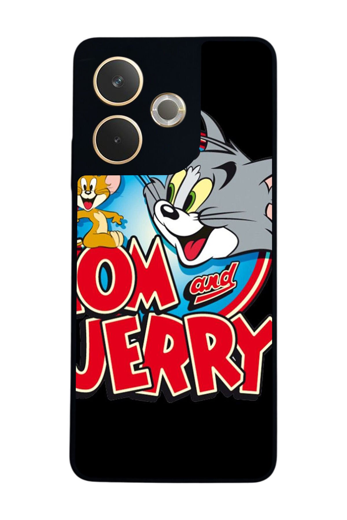 Oppo A5 Pro Uyumlu Tom And Jerry Tasarımlı Glossy Premium Kılıf